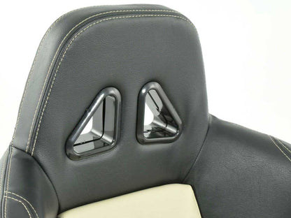 FK Sportsitze Auto Halbschalensitze Set Dallas in Motorsport-Optik