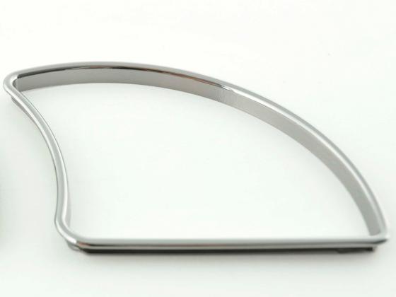 Tachoring Set Opel Astra F Bj. 1991-1998 Tacho Ring Chromringe schwarzchrom
