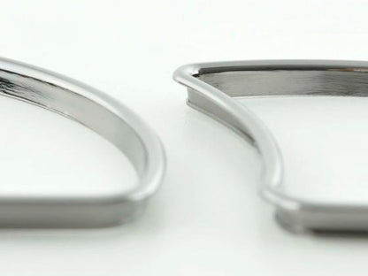Tachoring Set Opel Astra F Bj. 1991-1998 Tacho Ring Chromringe schwarzchrom