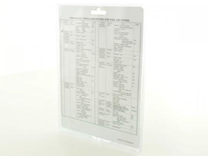 Tankdeckelblende Fuel Cap Carbon Look M1 103/M2 Ø163 Fiat Bravo/Brava Abdeckung