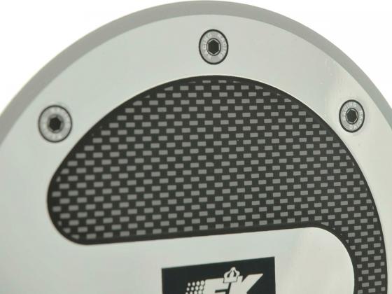 Tankdeckelblende Fuel Cap Alu Look M2 Ø120 Abdeckung Tankdeckel