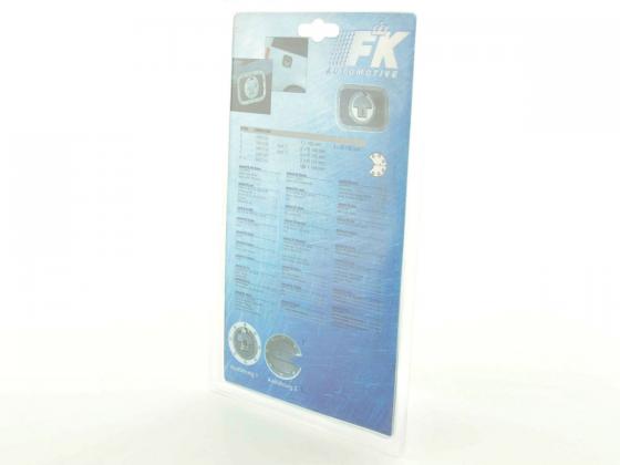 Tankdeckelblende Fuel Cap Alu Look 180x131 Abdeckung Tankdeckel