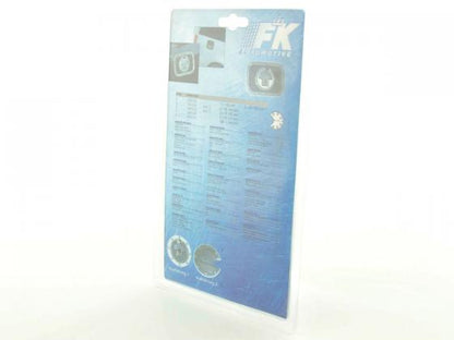 Tankdeckelblende Fuel Cap Alu Look 180x131 Abdeckung Tankdeckel