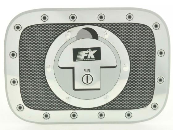 Tankdeckelblende Fuel Cap Alu Look 180x131 Abdeckung Tankdeckel