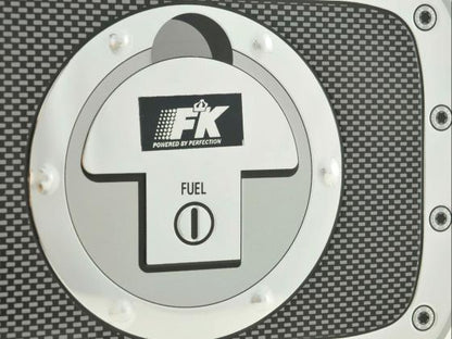 Tankdeckelblende Fuel Cap Alu Look 180x131 Abdeckung Tankdeckel