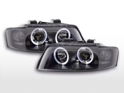 Scheinwerfer Set Audi A4 Typ 8E  01-04 schwarz