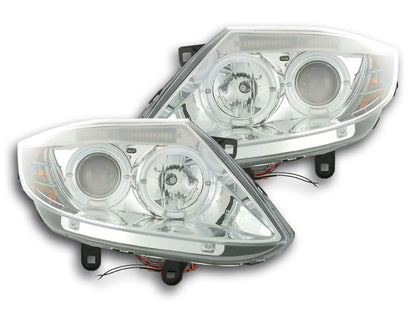 Scheinwerfer Set Angel Eyes BMW Z4 Typ E85/E86 Bj. 03-08 chrom
