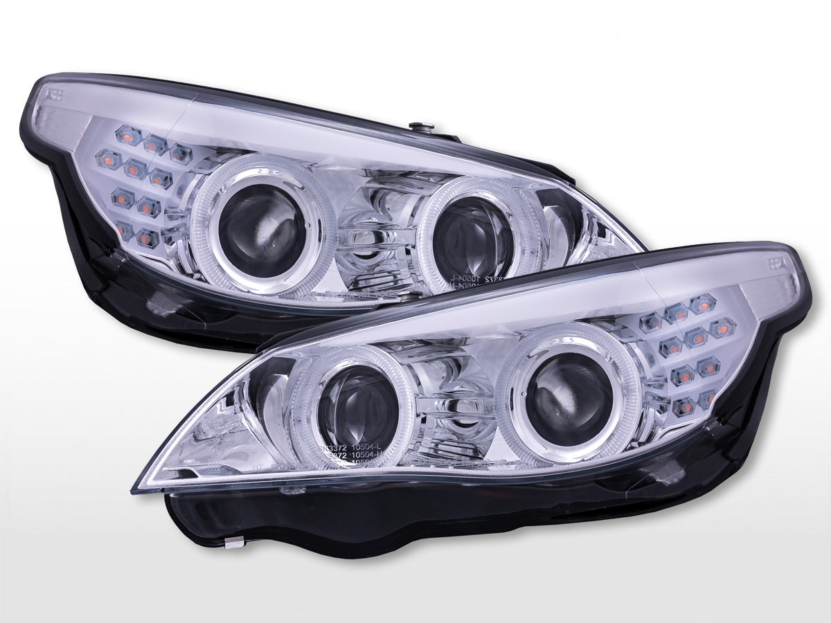 Xenon Angel Eyes Scheinwerfer mit beleuchteten LED Standlichtringen BM – Tuning  King
