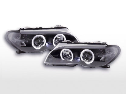 Scheinwerfer Set Xenon BMW 3er E46 Coupe/Cabrio  03-05 schwarz