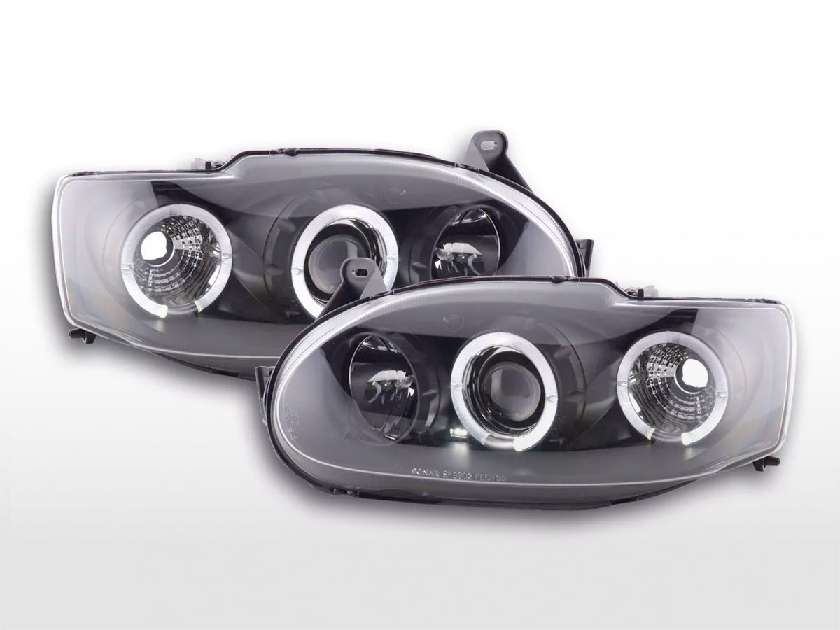 Scheinwerfer Set Ford Escort MK6  95-04 schwarz