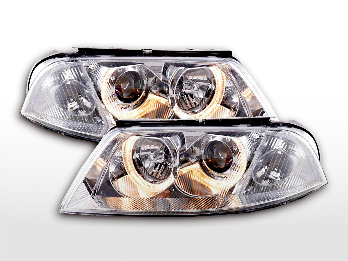 Scheinwerfer Set Angel Eyes VW Passat Typ 3BG  00-05 chrom