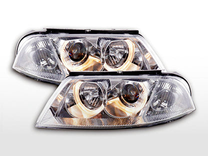 Scheinwerfer Set Angel Eyes VW Passat Typ 3BG  00-05 chrom