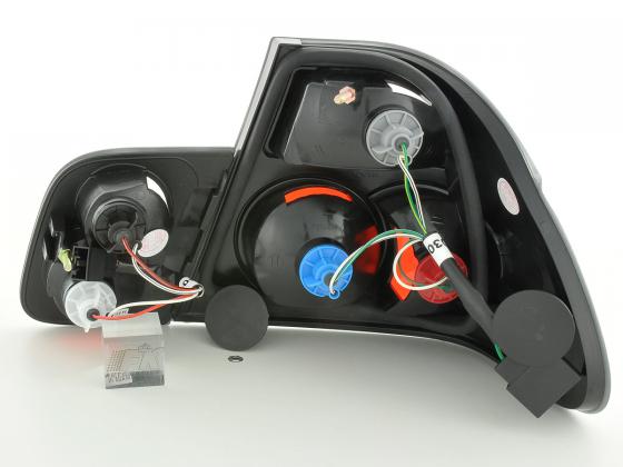 Rückleuchten Set für Heckklappe BMW 3er Limo Typ E46 Bj. 98-01 chrom