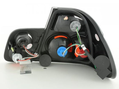 Rückleuchten Set für Heckklappe BMW 3er Limo Typ E46 Bj. 98-01 chrom