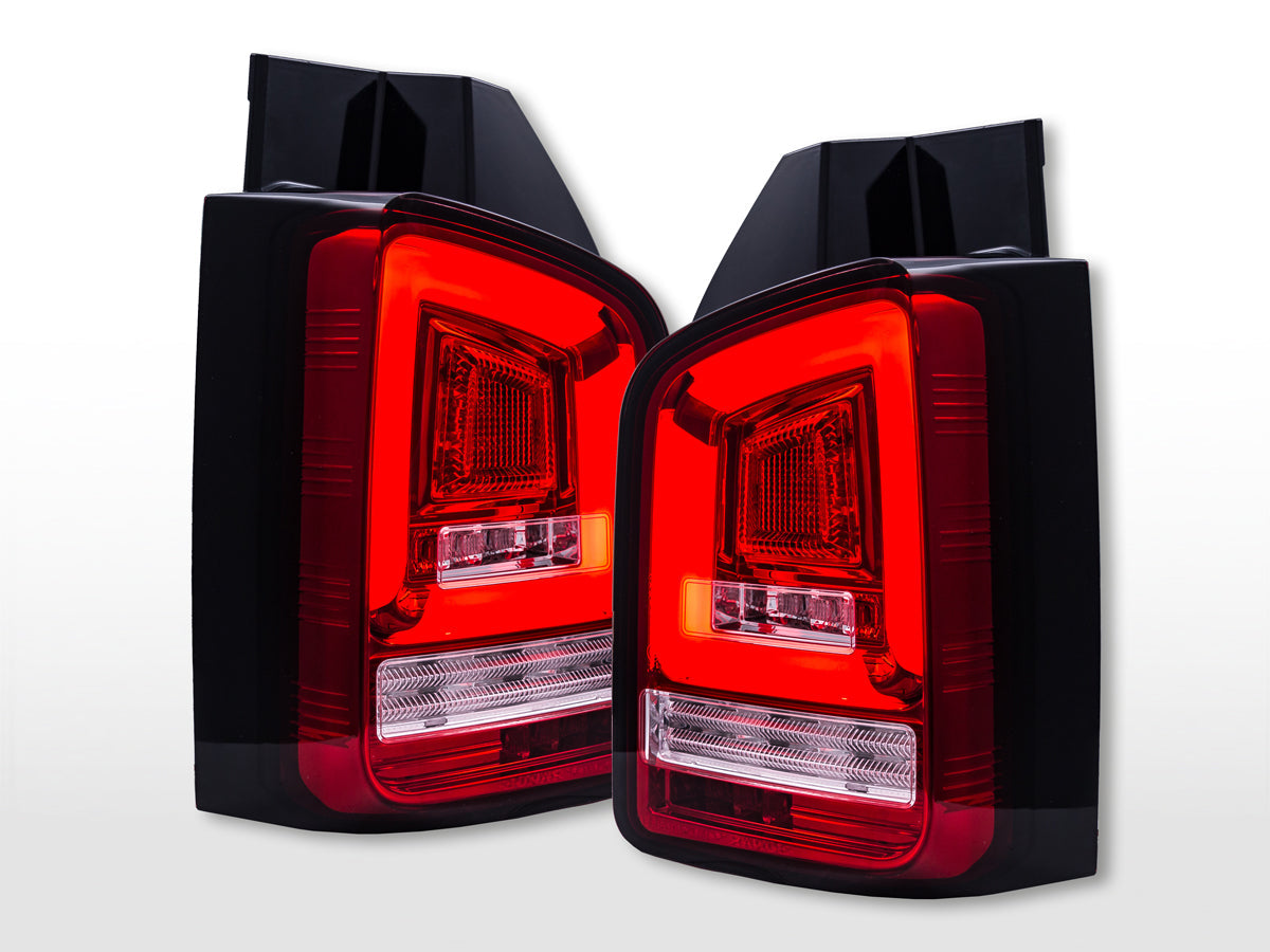 LED Rückleuchten VW T5  2003-2010 rot/klar