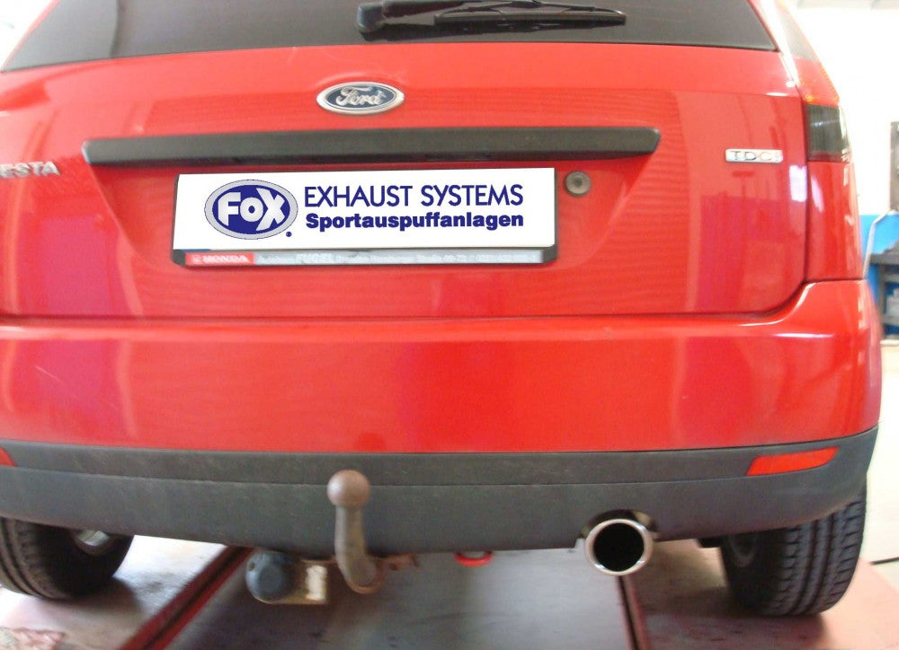 Ford Fiesta VI - Diesel Endschalldämpfer inkl. Verbindungsrohr zum Kat - 1x90 Typ 16