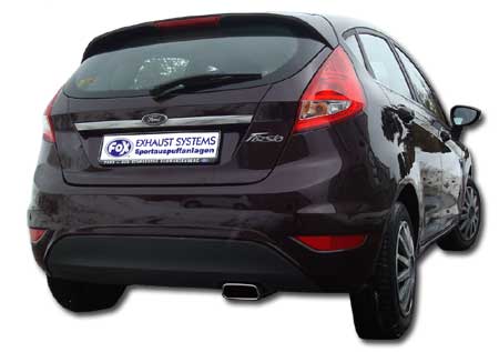 Ford Fiesta VII/ Fiesta VII Sport - 1,6l 77/88kW Endschalldämpfer - 145x65 Typ 59