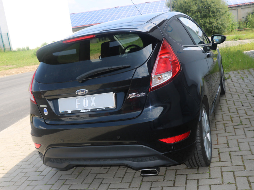 Ford Fiesta VII - Black/ Red Edition - 1,2l  1,4l D  1,6l D Endschalldämpfer - 145x65 Typ 59