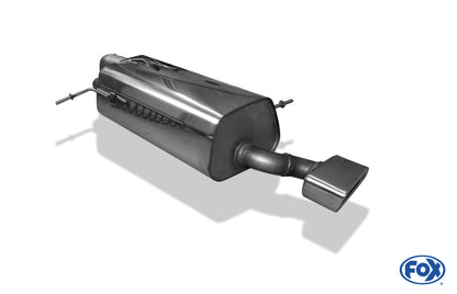 Ford Fiesta VII - Black/ Red Edition - 1,0l Eco Boost 1,4l Endschalldämpfer - 145x65 Typ 59