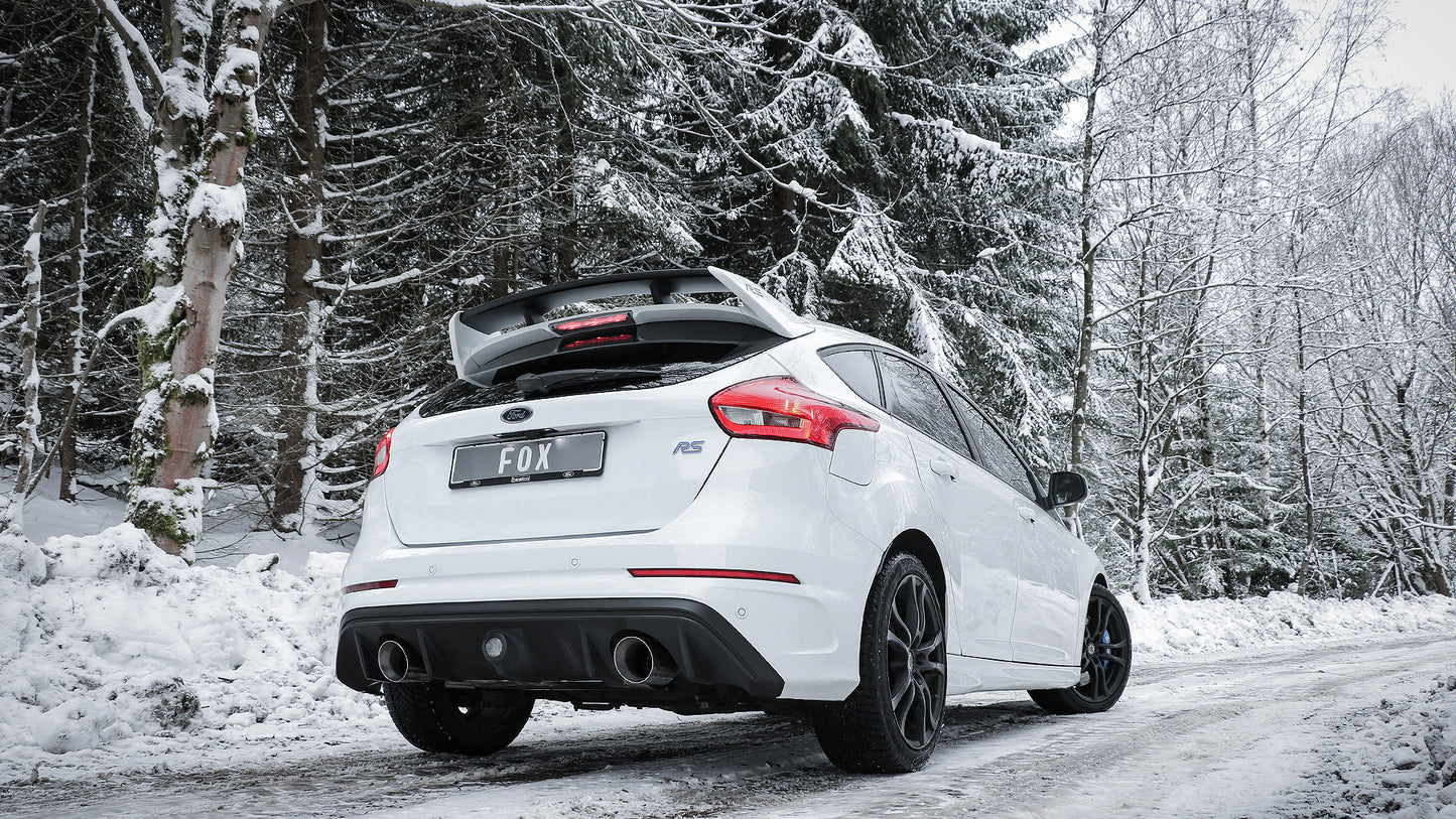 Ford Focus III RS Endschalldämpfer quer Ausgang rechts/links mit Abgasklappe - 1x114 Typ 25 rechts/links