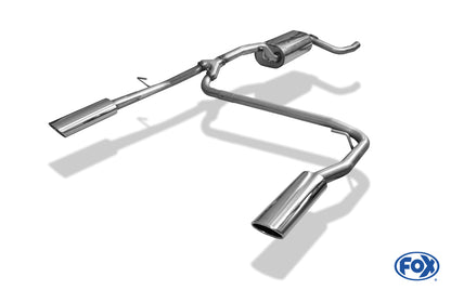 Ford Focus III Ecoboost - Turnier/ Kombi Endschalldämpfer Ausgang rechts/links - 106x71 Typ 32 rechts/links