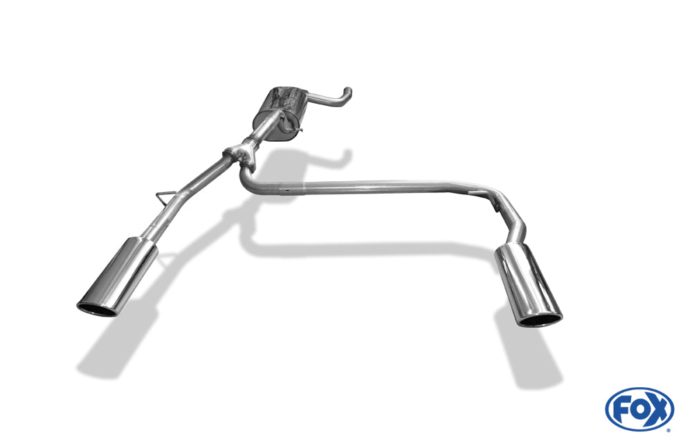 Ford Focus III Ecoboost - Turnier/ Kombi Endschalldämpfer Ausgang rechts/links - 106x71 Typ 32 rechts/links