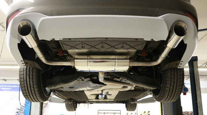 Ford Focus IV Turnier/ Kombi ST-Look Endschalldämpfer Ausgang rechts/links - 1x100 Typ 25 rechts/links für originale ST Stoßstange