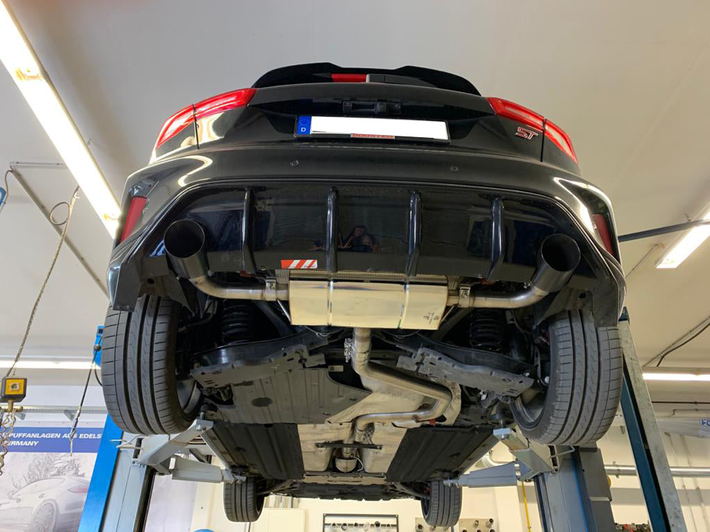 Ford Focus IV ST Endschalldämpfer Ausgang rechts/links ab OPF - 1x100 Typ 25 rechts/links schwarz emalliert