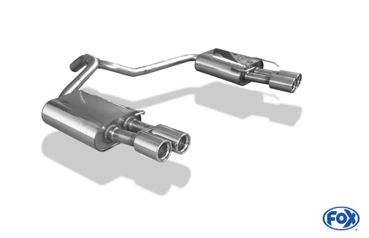 Ford Mondeo IV Fließheck Endschalldämpfer rechts/links - 2x80 Typ 13 rechts/rechts
