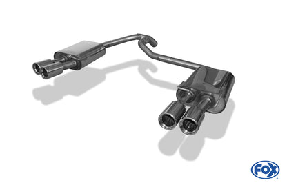 Ford Mondeo IV Fließheck Endschalldämpfer rechts/links - 2x80 Typ 13 rechts/rechts