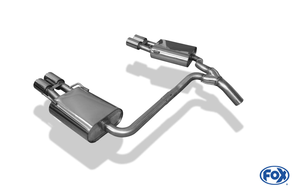 Ford Mondeo IV Fließheck Endschalldämpfer rechts/links - 2x80 Typ 13 rechts/rechts