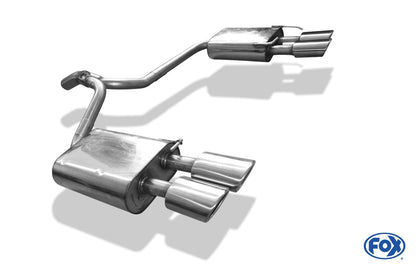 Ford Mondeo IV Fließheck 2,5l Endschalldämpfer rechts/links - 2x106x71 Typ 33 rechts/links