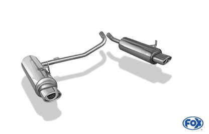 Mazda Tribute Typ EP Endschalldämpfer rechts/links - 115x85 Typ 33 rechts/links