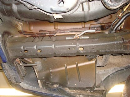Ford Mustang Coupe Endschalldämpfer rechts/links mit Y-Verbindungsrohr - 1x100 Typ 17 rechts/links