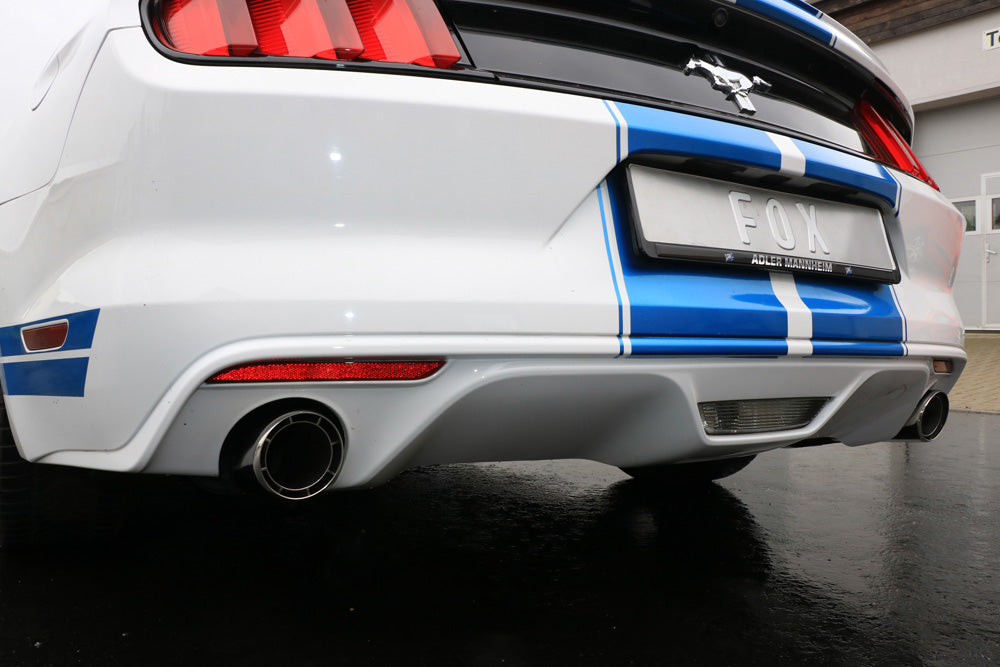 Ford Mustang Coupe & Cabrio - 4-Zylinder Endschalldämpfer rechts/links - 1x100 Typ 67 rechts/links