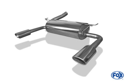 Ford Kuga II - 4x4 Endschalldämpfer Ausgang rechts/links - 115x85 Typ 44 rechts/links