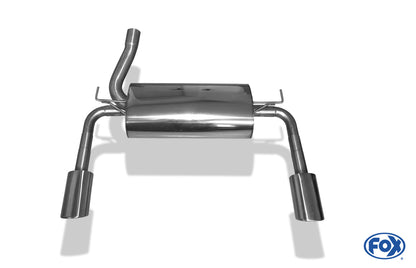 Ford Kuga II - 4x4 Endschalldämpfer Ausgang rechts/links - 115x85 Typ 44 rechts/links