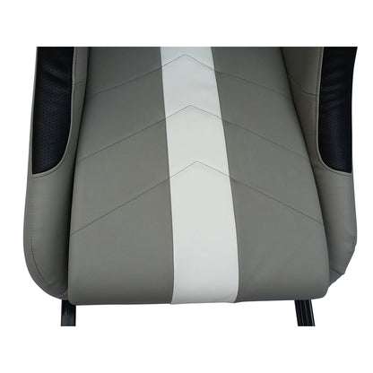 FK Gamesitz Spielsitz Rennsimulator eGaming Seats Interlagos grau/weiß