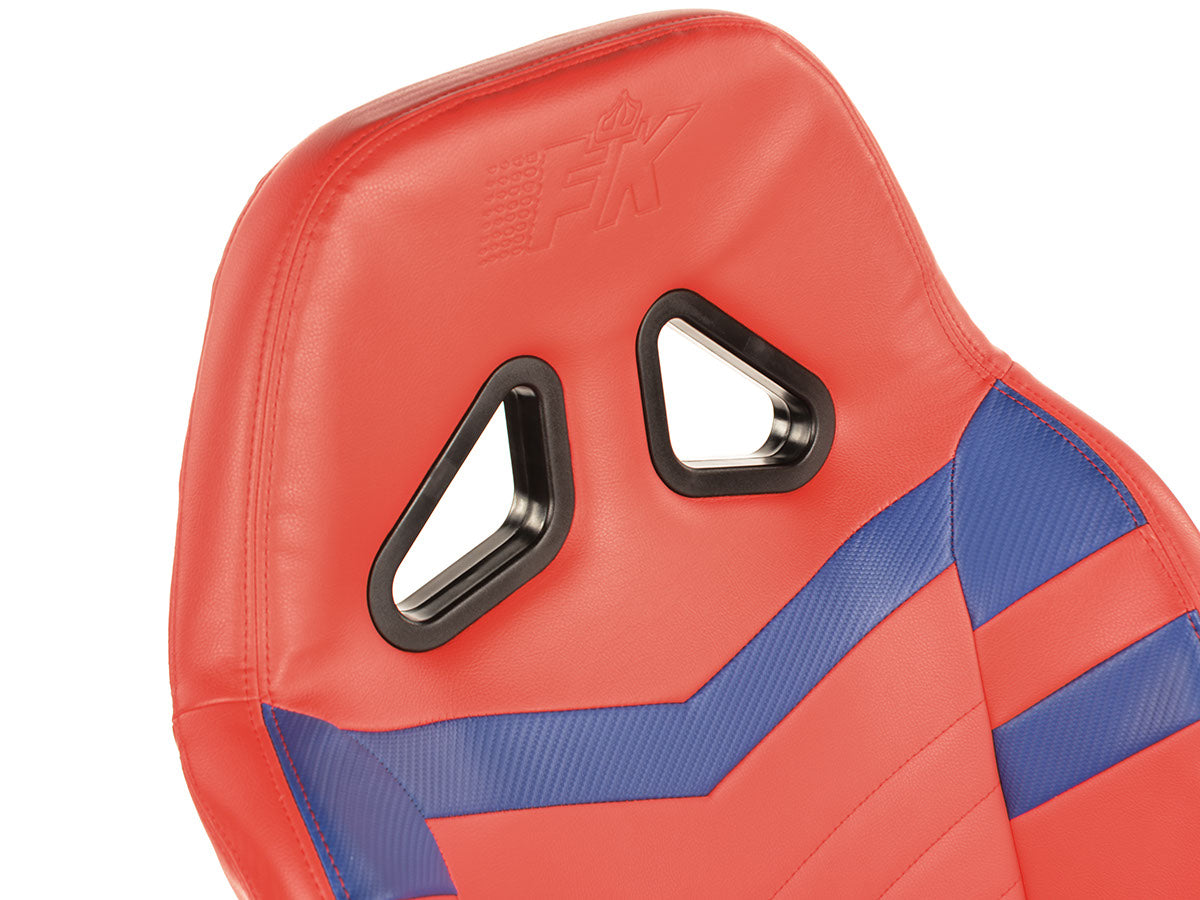 FK Gamesitz Spielsitz Rennsimulator eGaming Seats Monza rot/blau