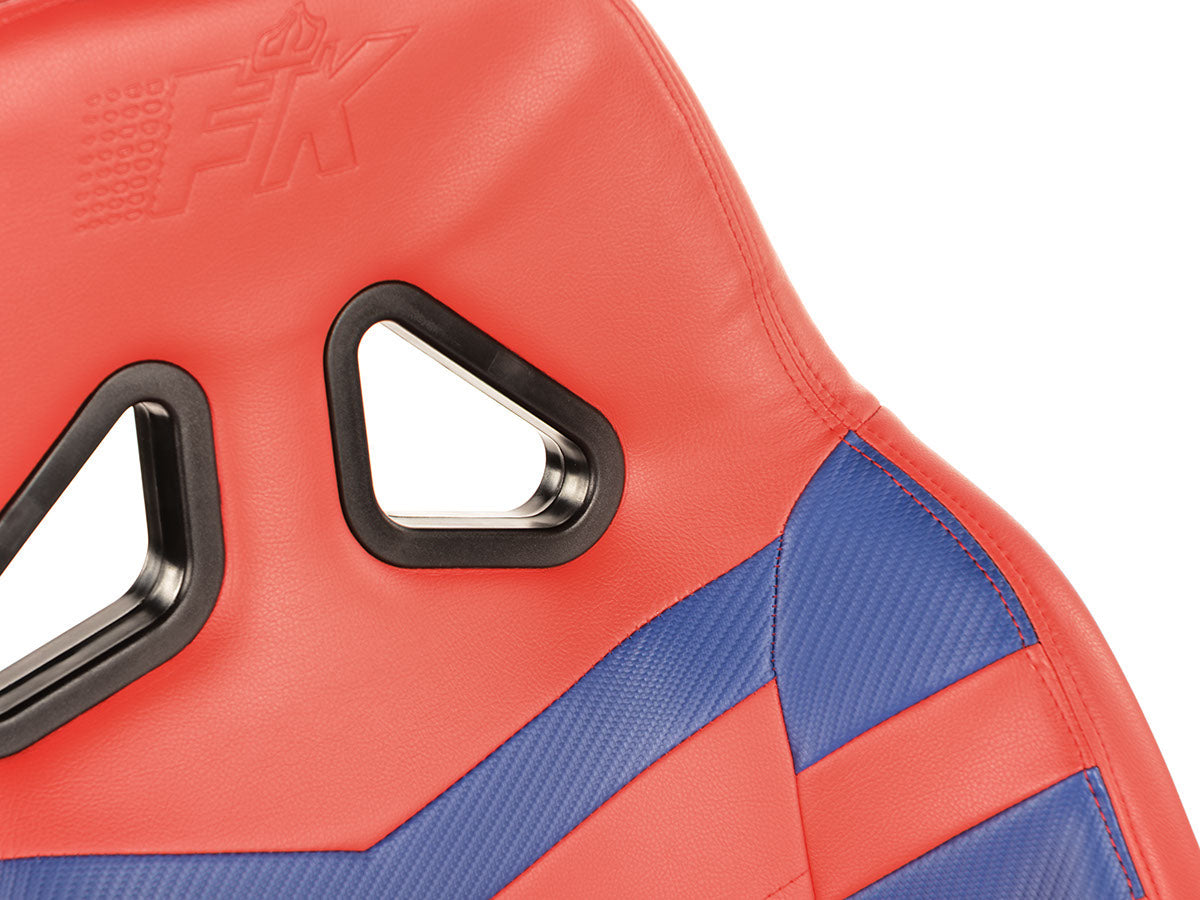 FK Gamesitz Spielsitz Rennsimulator eGaming Seats Monza rot/blau