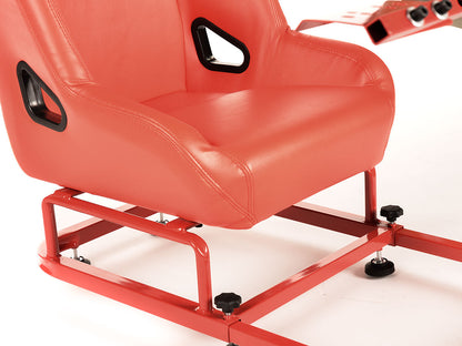 FK Gamesitz Spielsitz Rennsimulator eGaming Seats Monza rot/silber