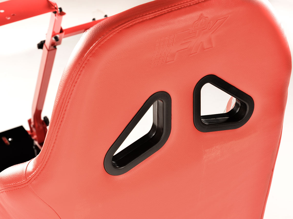 FK Gamesitz Spielsitz Rennsimulator eGaming Seats Monza rot/silber