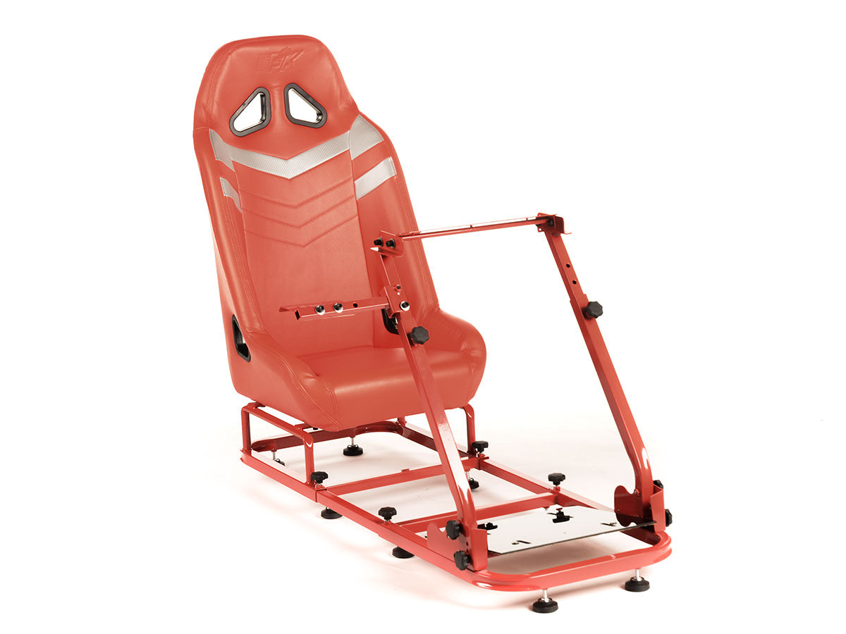 FK Gamesitz Spielsitz Rennsimulator eGaming Seats Monza rot/silber