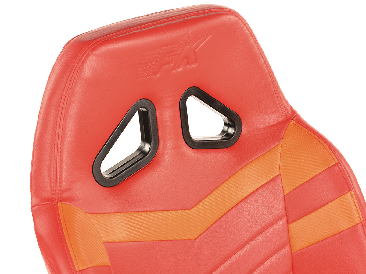 FK Gamesitz Spielsitz Rennsimulator eGaming Seats Monza rot/orange
