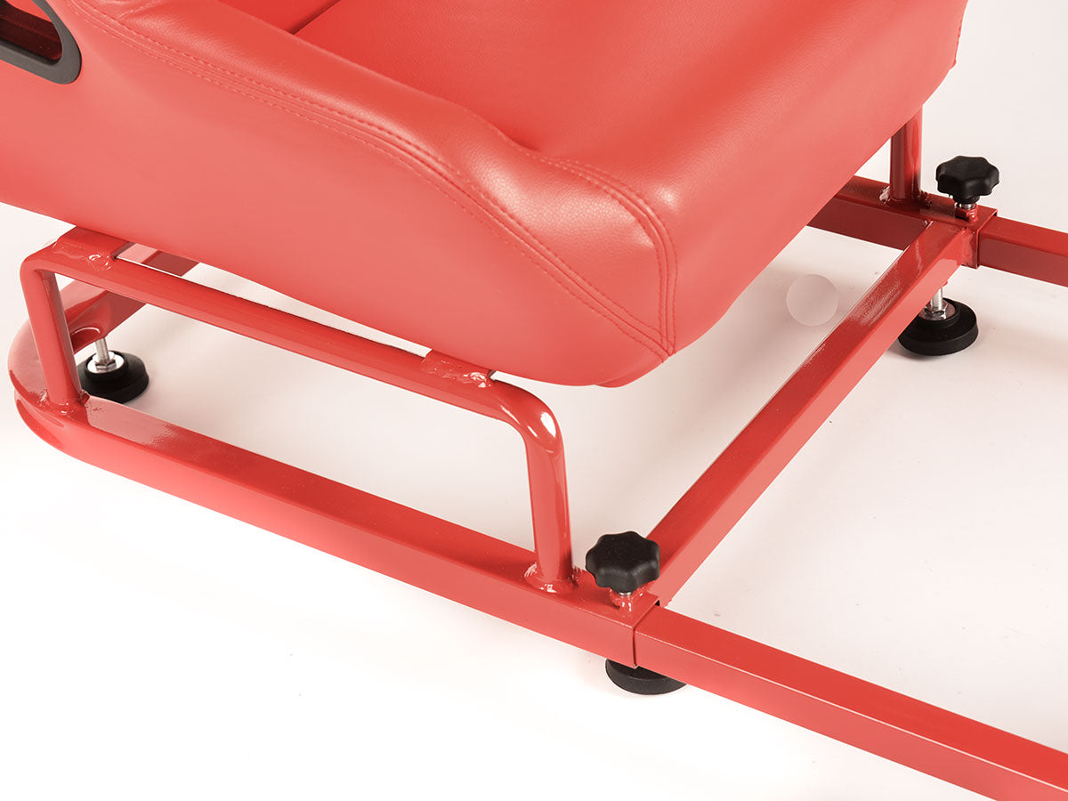 FK Gamesitz Spielsitz Rennsimulator eGaming Seats Monza rot/gelb