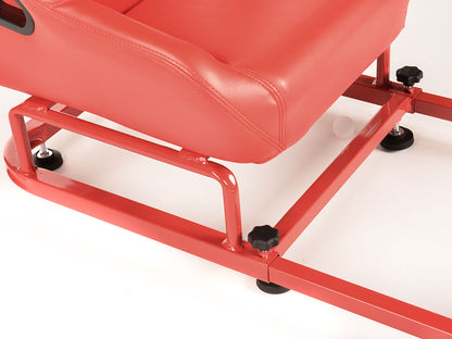 FK Gamesitz Spielsitz Rennsimulator eGaming Seats Monza rot/gelb