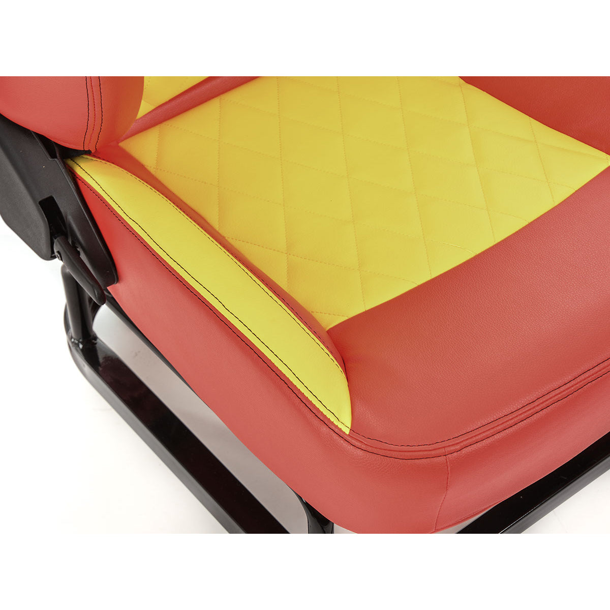 FK Gamesitz Spielsitz Rennsimulator eGaming Seats Silverstone rot/gelb