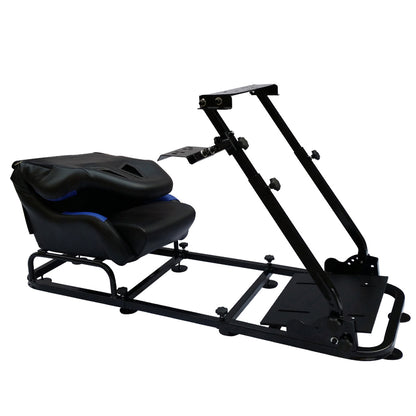 FK Gamesitz Spielsitz Rennsimulator eGaming Seats Monaco schwarz/blau