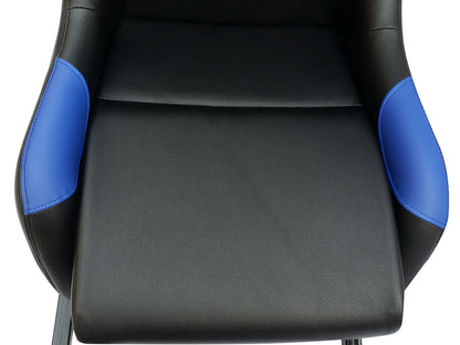 FK Gamesitz Spielsitz Rennsimulator eGaming Seats Monaco schwarz/blau