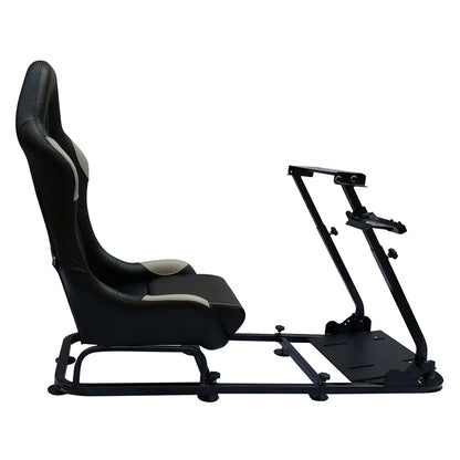 FK Gamesitz Spielsitz Rennsimulator eGaming Seats Monaco schwarz/grau